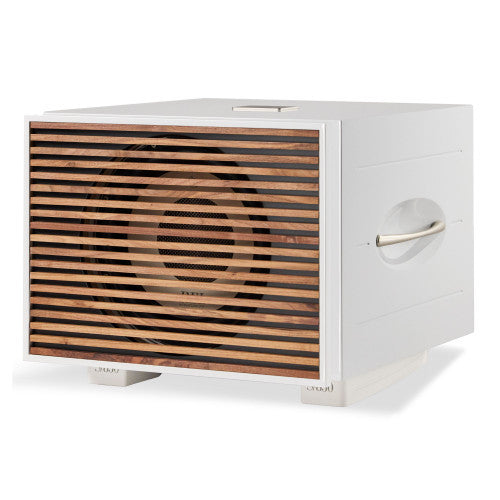 REL S/850 Wood Grille white