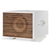 REL S/850 Wood Grille white