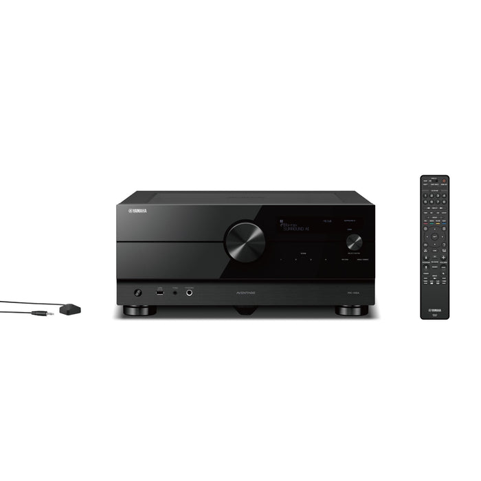 Yamaha RX-A8A 11.2-Channel AV Receiver with remote and cables