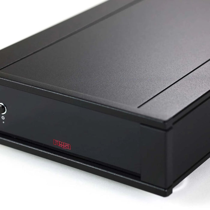Rega AOS Moving Coil Phono Preamplifier front detail view