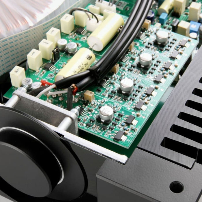 Rega Aethos Stereo Integrated Amplifier internal components close up