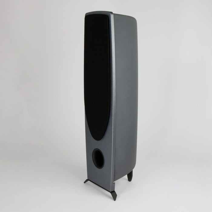 Rega Aya Floorstanding Speaker, side angled view