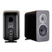 Rega Kyte 2-Way Bookshelf Speaker pair, front and rear combined view