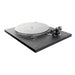 Rega Planar 6 Belt-Drive Turntable, matt polaris grey angled view