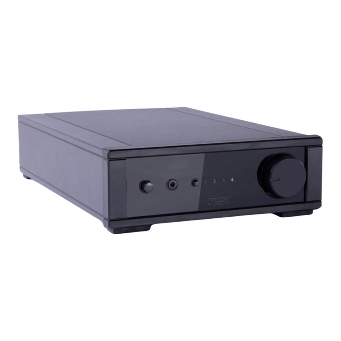 Rega io Stereo Integrated Amplifier front angled view