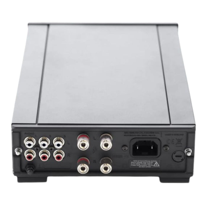 Rega io Stereo Integrated Amplifier rear panel, inputs and outputs