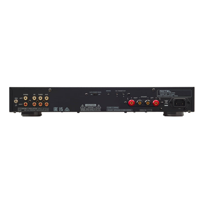 Rotel A10 Mkll Stereo Integrated Amplifier, rear panel, inputs and outputs