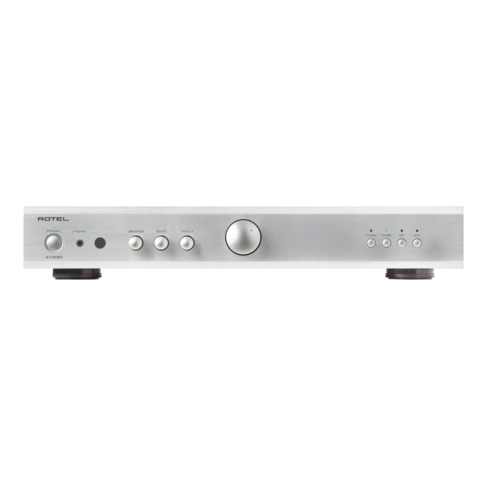 Rotel A10 Mkll Stereo Integrated Amplifier, silver finish