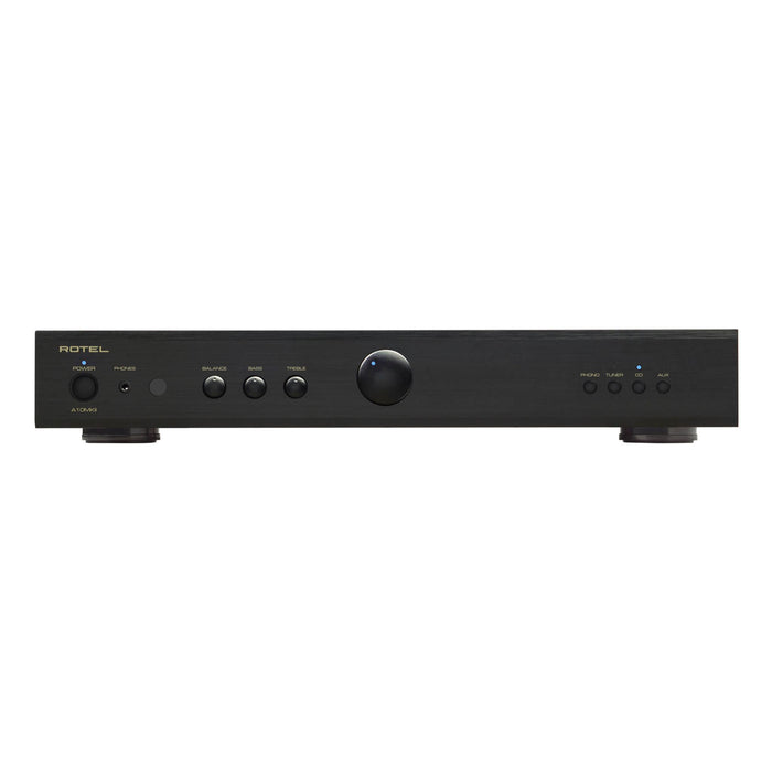 Rotel A10 Mkll Stereo Integrated Amplifier, top view with cover removed showing internal components