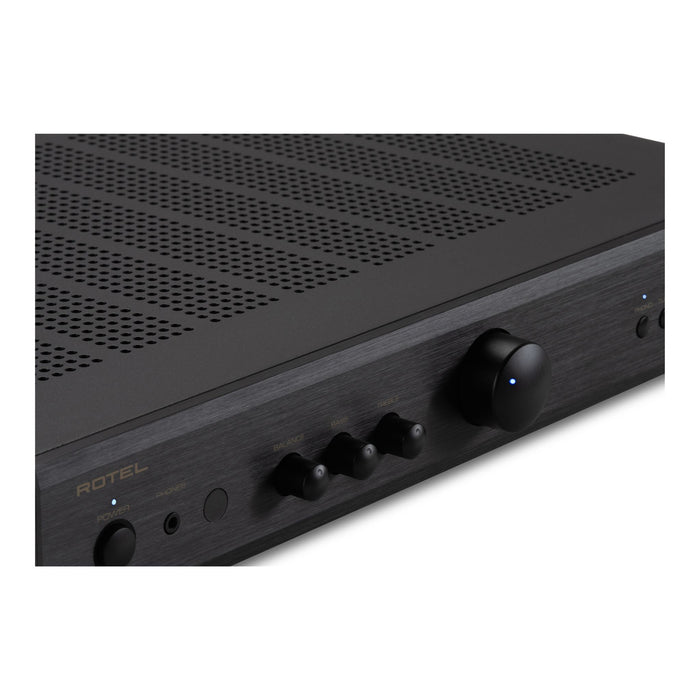 Rotel A10 Mkll Stereo Integrated Amplifier, detailed front view