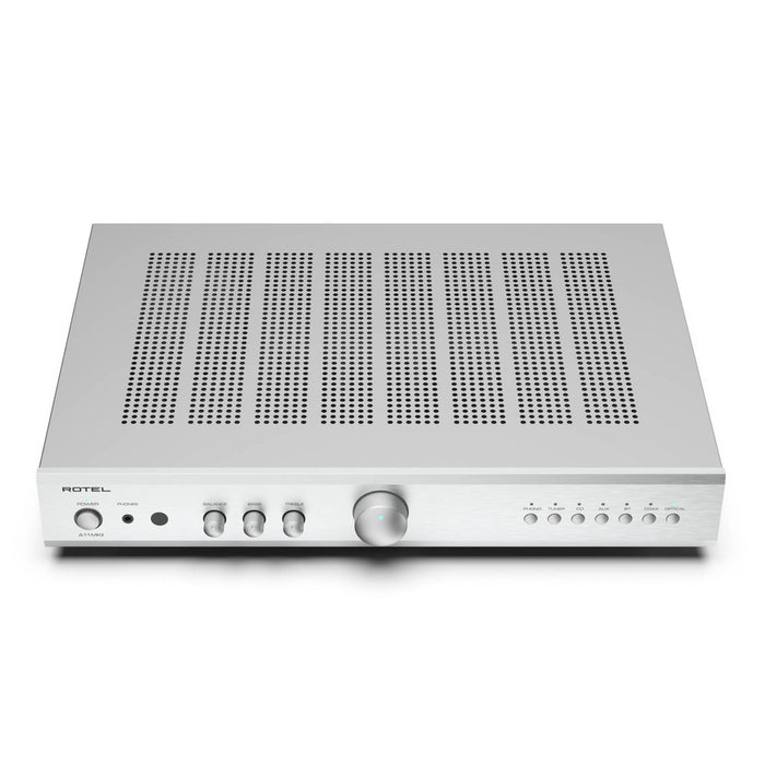 Rotel A11 Mkll Stereo Integrated Amplifier, silver finish top