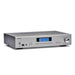 Rotel A12 Mkll Stereo Integrated Amplifier, silver finish left angled view