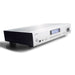 Rotel A12 Mkll Stereo Integrated Amplifier, detailed silver finish left angled view