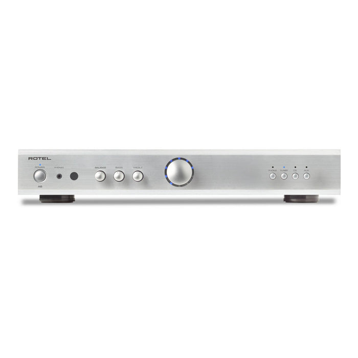 Rotel A8 Stereo Integrated Amplifier, silver finish