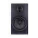 Rotel Amora 5 Bookshelf Speakers front view, in black