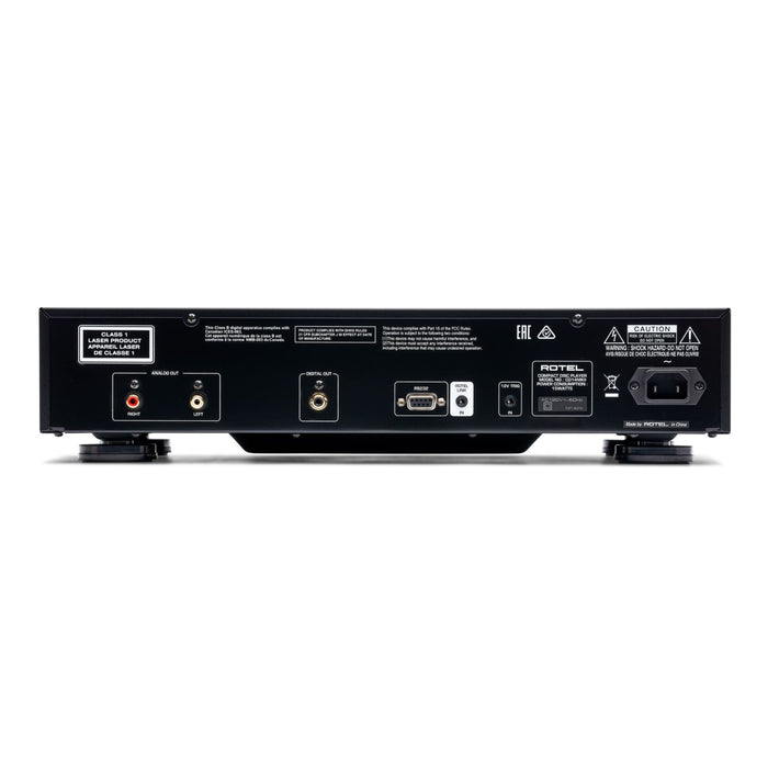 Rotel CD14 MkII CD Player rear panel, inputs and outputs