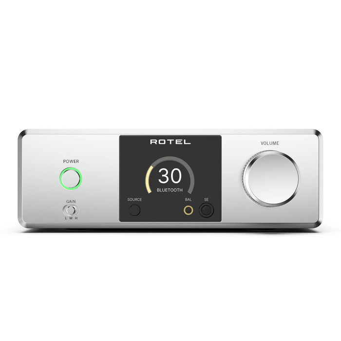 Rotel DX-3 Headphone Amplifier, silver finish