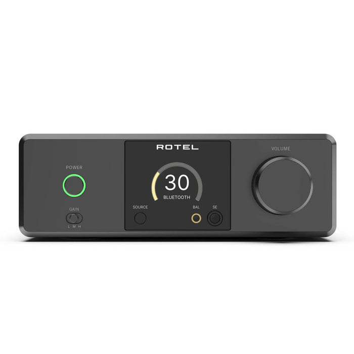 Rotel DX-3 Headphone Amplifier, black finish