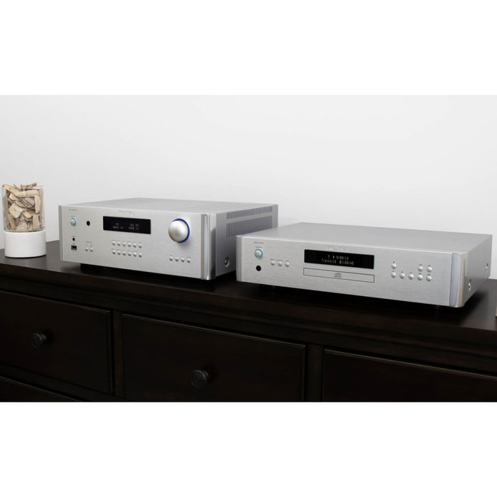 Rotel RA-1572 Mkll Stereo Integrated Amplifier, lifestyle photo showcasing sleek design