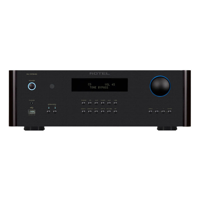 Rotel RA-1572 Mkll Stereo Integrated Amplifier, black finish
