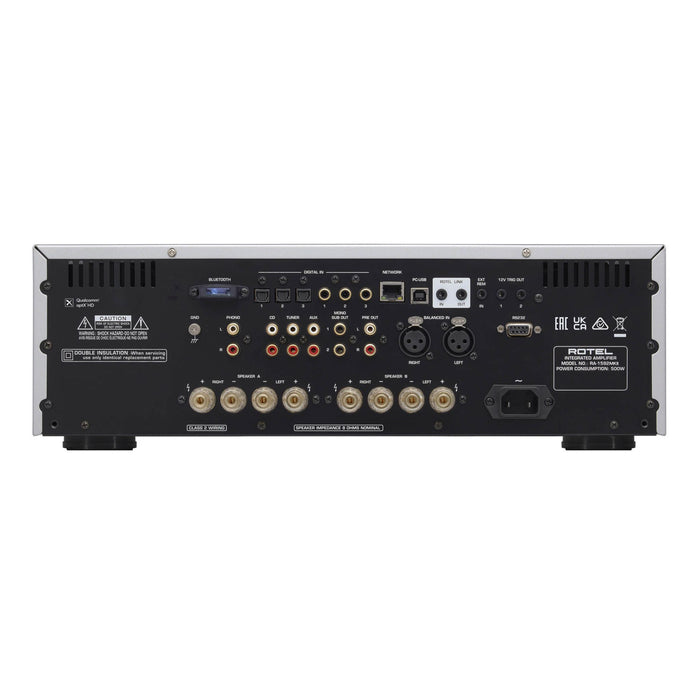 Rotel RA-1592 Mkll Stereo Integrated Amplifier, rear panel, inputs and outputs
