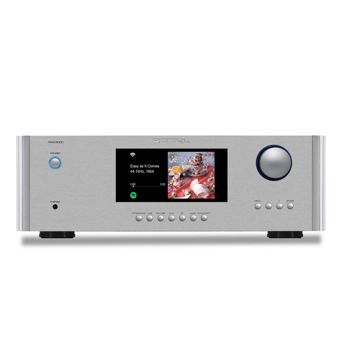 Rotel RAS-5000 Streaming Integrated Amplifier, silver finish