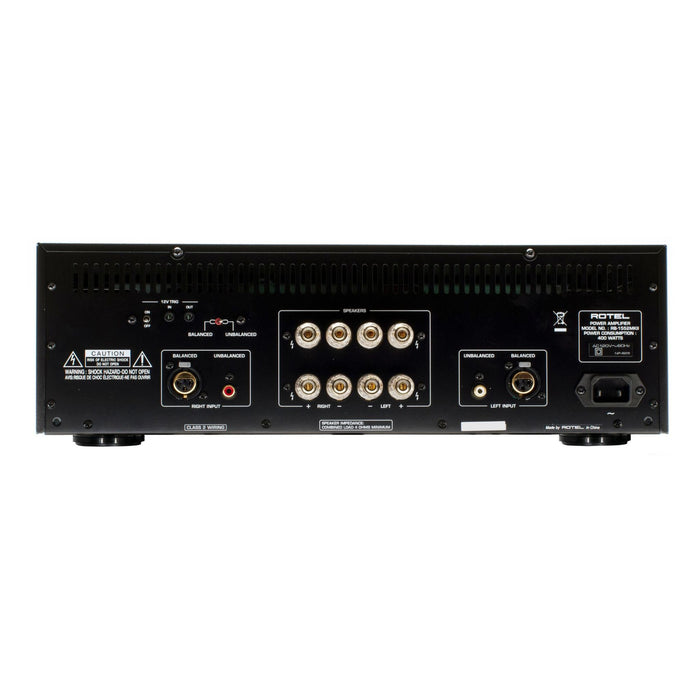 rear panel, inputs and outputs