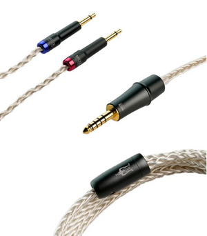 Meze Audio 4.4mm Balanced Silver-Plated PCUHD Headphone Cable; 1.3m (Unused)
