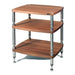 Solidsteel HF Elite Seires Hi-Fi Rack, walnut 3 shelves
