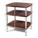 Solidsteel HF Elite Seires Hi-Fi Rack, macassar 3 shelves
