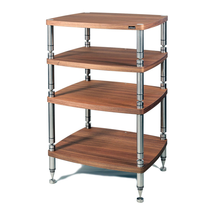Solidsteel HF Elite Seires Hi-Fi Rack, walnut 4 shelves
