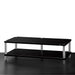 Solidsteel HW Series Hi-Fi Rack, gloss black 2 shelves large
