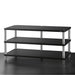 Solidsteel HW Series Hi-Fi Rack, flat black 3 shelves large
