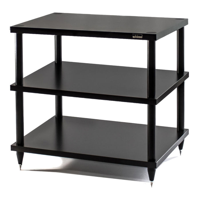 Solidsteel S2 Series Hi-Fi Rack, 3 shelves