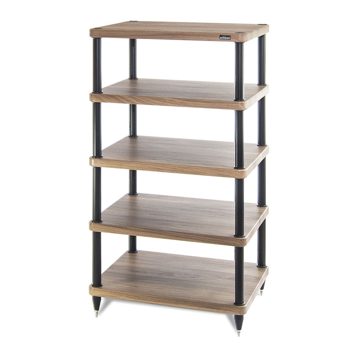 Solidsteel S3 Series Hi-Fi Rack, walnut 5 shelves
