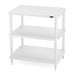 Solidsteel S3 Series Hi-Fi Rack, white 3 shelves
