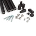 Solidsteel S5 Series Hi-Fi Rack, black, included hardware
