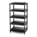 Solidsteel S5 Series Hi-Fi Rack, black 5 shelves
