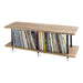 Solidsteel VL Series Hi-Fi Rack with Vinyl Storage, walnut 2 shelves
