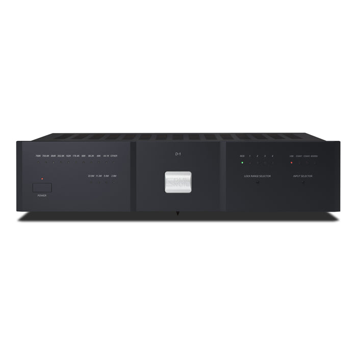 Front of Soulnote D-1 Ver2 DAC in black finish