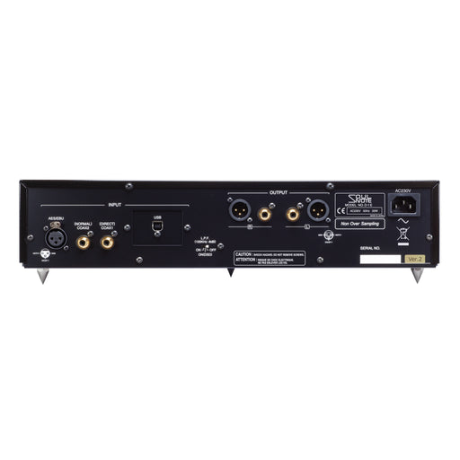 Back of Soulnote D-1 Ver2 DAC showing inputs and outputs