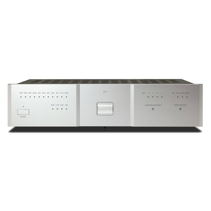 Front of Soulnote D-1 Ver2 DAC in silver finish