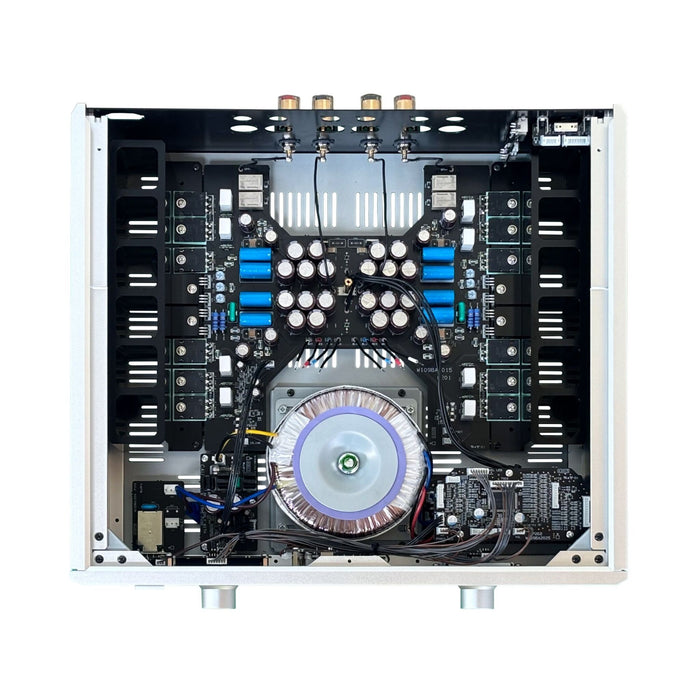 Soulnote A-2 Ver 2 Integrated Amplifier top view of internal components and design