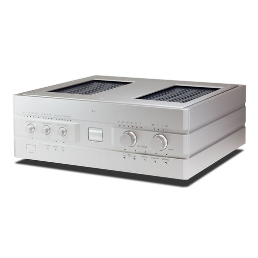 Soulnote E-2 Ver 2 Phono Equalizer, Silver front angled view