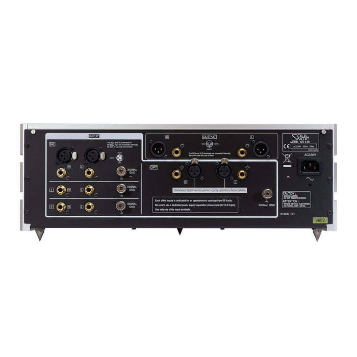 Soulnote E-2 Ver 2 Phono Equalizer rear view