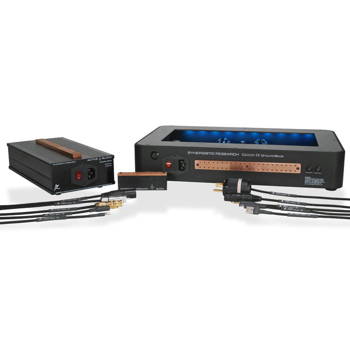 Synergistic Research HD SX Grounding Cables with Ground Blocks (sold separately)