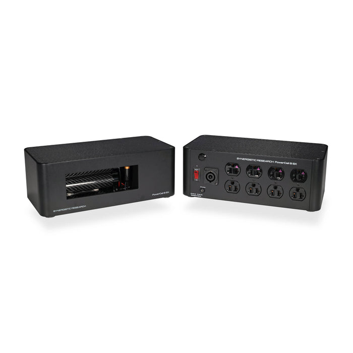 Synergistic Research PowerCell 8 SX showing front and rear
