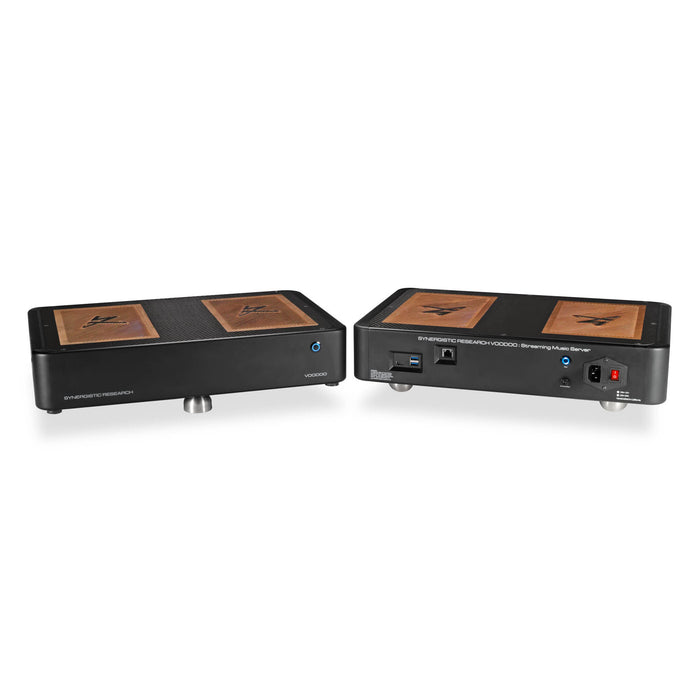 Synergistic Research VooDoo Streaming Music Server front and back