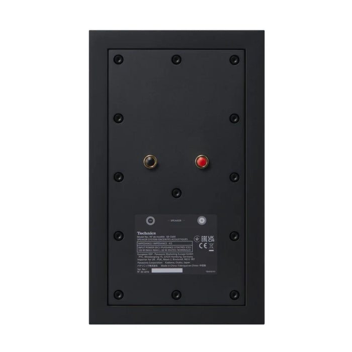 Technics SB-C600 Bookshelf Speakers back view