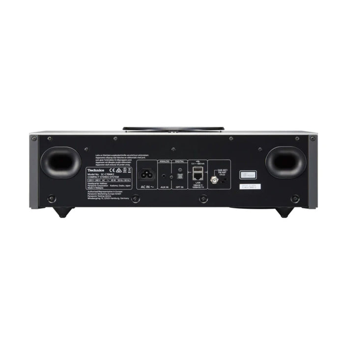 Technics SC-C70MK2 Ottava Premium All-In-One Hi-Fi System back view